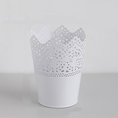 Sweet Living Daily Pop 圖案室內裝飾桶, 白色, 1個