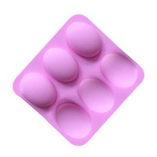 Bycell肥皂DIY模具 圓滾滾 6格, 單色