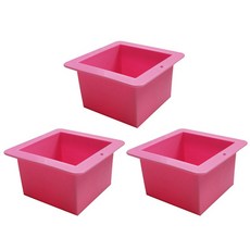 Bycell肥皂DIY模具 簡單500 3入, 混色