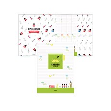 PENPIA 英文筆記本, 隨機發貨, 10片