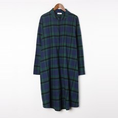 엄짱 세리트 체크 수유원피스