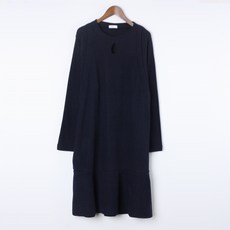 Eomjjang 孕婦針織長袖刷毛連身裙