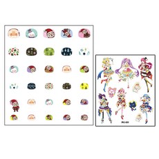 Christkind 兒童指甲貼紙 聖誕快樂 + 紋身貼紙 隨機出貨, RCKS003, 1個