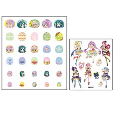 Chriskind 國小生用指甲貼 星光樂園 + 紋身貼紙 隨機出貨, PJS005, 1個