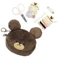 Bears School Jackie 面部縫紉迷你套組 No1723, 混色, 1套