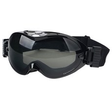 Oaklans S9 高級滑雪雪鏡, 黑色鏡框 + 煙灰色鏡片, 1個