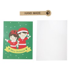 黃氏便當 聖誕節糖果架 男孩女孩 100入 + 腳掌手作牛皮貼紙 100入 + OPP袋 100入, 1套