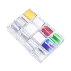 美甲潮流聖誕節箔片 12種組, 混色, 1套