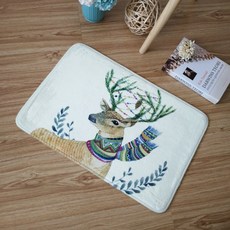 뮤엘 이쁜그림 현관매트, 사슴