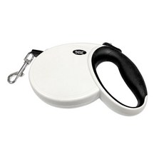 엠지 대형견용 자동줄, 화이트, 1개