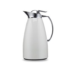 VISVIVA 斜口造型玻璃內膽保溫水壺, 1L, 灰色的