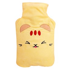 Allup Home Character Face 便攜熱水包貓 1000ml, 1個