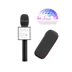 에드렛 블루투스 마이크 스피커 + 파우치 + 미러볼, BTMC-2000 (블랙)