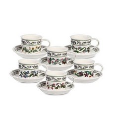 Port Merion Variation BF 咖啡杯 6 件套, D型, 1套
