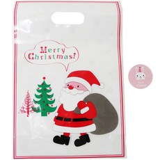황씨네도시락 크리스마스 해피산타 쿠키비닐백 100p + 토끼 친구야 생일축하해 스티커 100p, 1세트