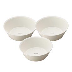 Asbel 5633 洗臉盆 26.7cm, 白色的, 3片