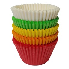 e.Life 5色蛋糕烘焙紙杯 55mm 150入, 混色, 1組
