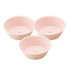 아스벨 5633 세숫대야 26.7cm, 핑크, 3개입