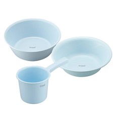 Asbel 浴室盆美食套組 3, 藍色, 1組