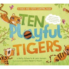 Ten Playful Tigers: A Back-And-Forth Counting Book Board Books, Capstone Pr Inc