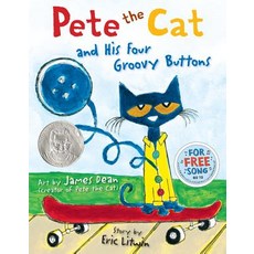 Pete the Cat and His Four Groovy Buttons Hardcover, HarperCollins