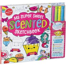 My Super Sweet Scented Sketchbook: Sketch & Sniff the World's Most Adorable Art! [With 4 Scented Markers] Spiral, Klutz
