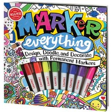 Marker Everything [With 8 Permanent Mini Markers] Hardcover, Klutz