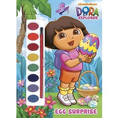 Egg Surprise (Dora the Explorer) [With Paint Brush and Paint] Paperback, Golden Books