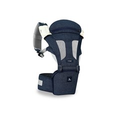 아이엔젤 뉴 매직7 폴딩 휴대용 힙시트캐리어, 데님