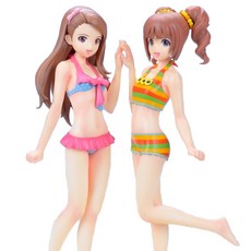 Wave 017 Beach Queens Idolmaster Iori Minase &amp; Yayoi Takatsuki 公仔 2 件套, 1套