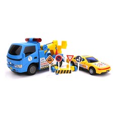 Toyco Real Action 拖車操作玩具套組, 混色