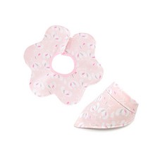 花邊圍兜+三角圍兜組