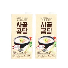 Natural Food OMO Sogang Dairies Family 牛骨湯, 1L, 2瓶