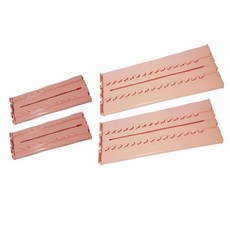 Decozin 滑動抽屜分隔板 粉紅色 小號2入 + 大號2入, 1套