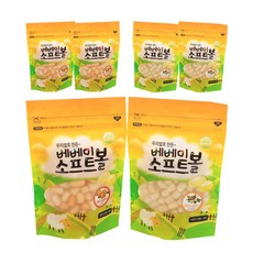 베베미 소프트볼 스낵 세트 바나나 30g x 3p + 치즈 30g x 3p, 1세트