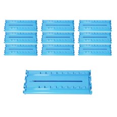 데코즈인 슬라이드 서랍장 칸막이 소형, 10개, 블루