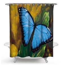 ELP KOREA 油畫防水印花浴簾 Type2 180 x 180 cm, 1個, 款式2