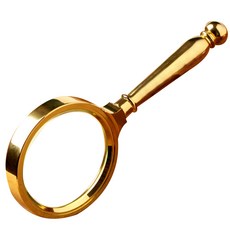 質感放大鏡 80mm 金色, 單品, 1個