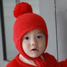 PETIT DE N putiten ping pong針織帽