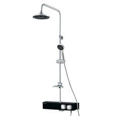 KOXINA 集成向日葵花灑黑色 KXN-851, 1個