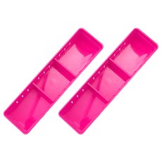 앤티스 분리형 주방 정리함 M, 로즈레드, 2개