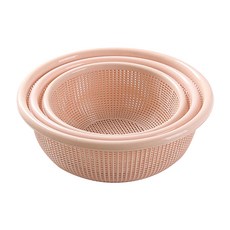 Antis 圓形排水籃 3p 套裝, 粉色