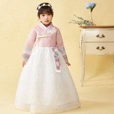 더예한복 626 나비꽃담 여아한복