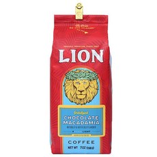 LION COFFEE Lioncoffee 夏威夷堅果巧克力咖啡粉, 手沖咖啡, 198g, 1袋