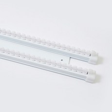 COZYSHOP 高級雙簾軌, 白色的