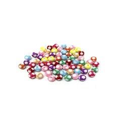 東成紙工社 DIY 材料 壓克力珠 309 8mm, 圓形愛心, 1套