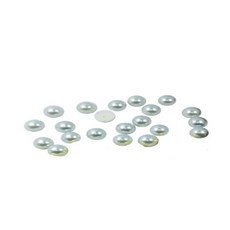 東成紙工社 DIY 材料 半邊珍珠珠 215 10mm, 天藍色, 1套