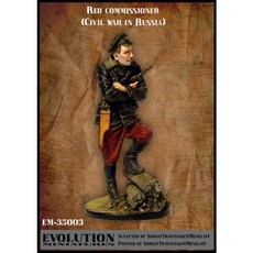 EvolutionMiniatures塑膠模型 1/35 Red Commissioner 1917, 1個