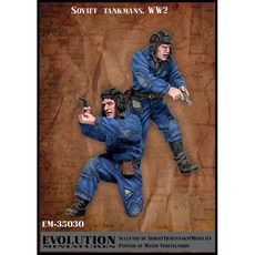 Evolution Miniatures 1/35蘇聯坦克兵 二戰塑膠模型 EM-35030, 1個