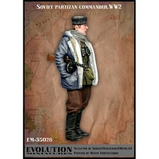 Evolution Miniatures 1/35蘇聯游擊隊WW2塑膠模型 EM-35028, 1個